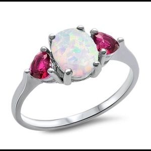 Ring Opal .925 sterling silver